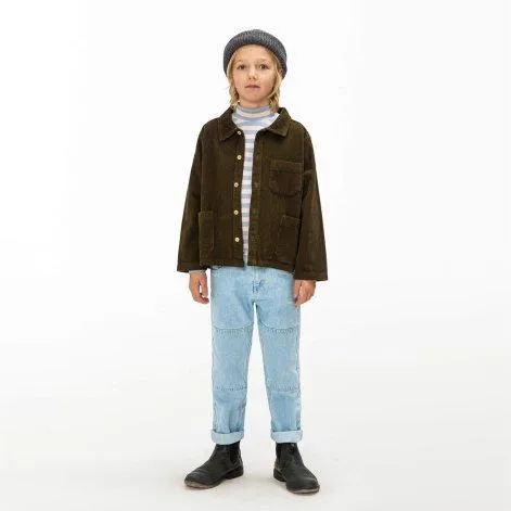 Jacket Boxy Corduroy Moss - MATONA