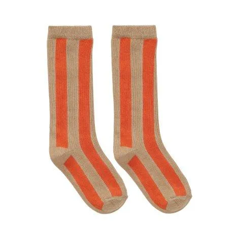 Stripe Tomato socks - Sproet & Sprout