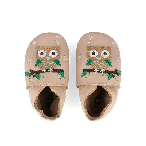 Bobux Night Owl Soft Sole beige - Bobux