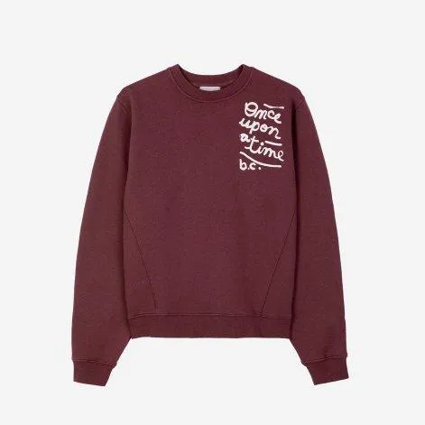 Sweatshirt Once Upon A Time Burgundy Red - Bobo Choses