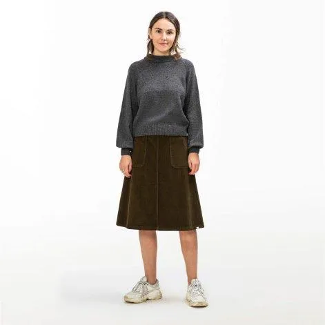 Skirt Flared Corduroy Moss - MATONA