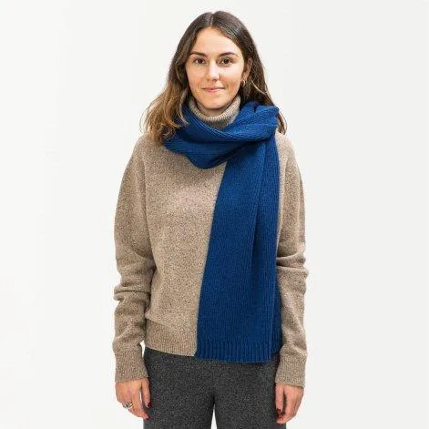 Knitted scarf Royal Blue - MATONA