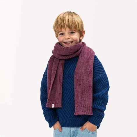 Berry knitted scarf - MATONA