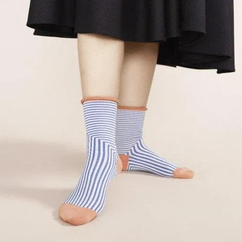 Corbusier Crew socks - Cornflower - Hansel From Basel