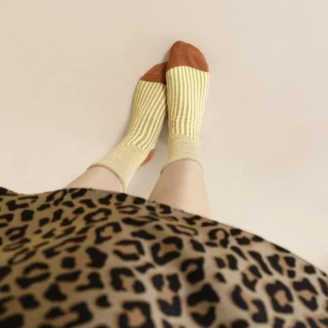 Corbusier Crew socks - Citron - Hansel From Basel