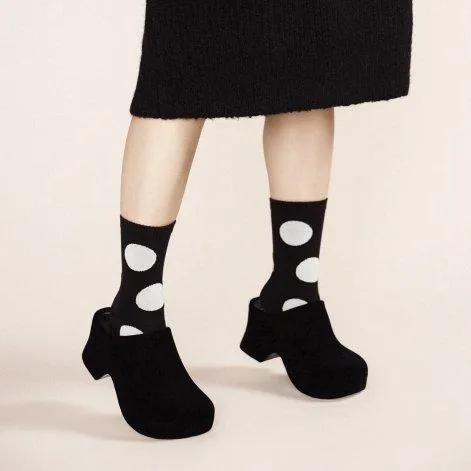 Rie Crew socks - Black - Hansel From Basel