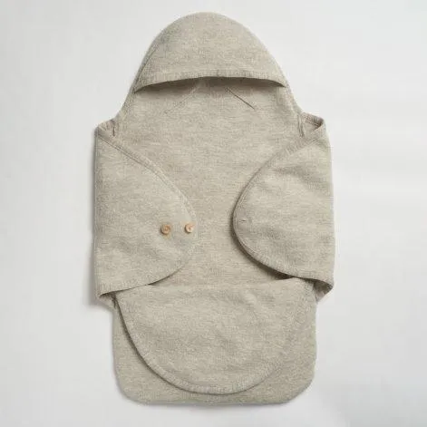 Blanket for baby car seat merino wool natural - Halfen