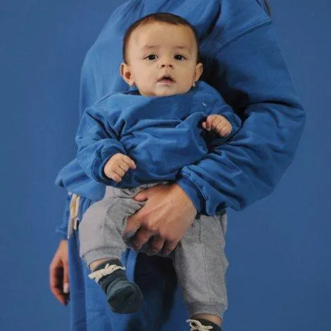 Baby Sweatshirt Blue Moon - Gray Label