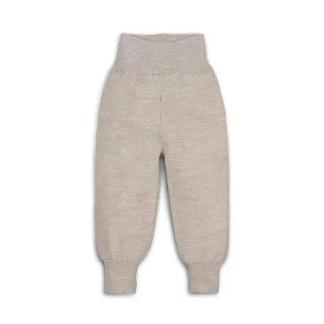 Baby fine knit pants with high waistband nature - Halfen