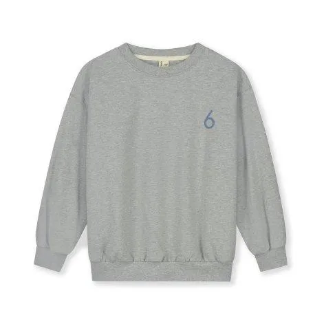 Sweat-shirt 6 Grey Melange Blue Moon - Gray Label