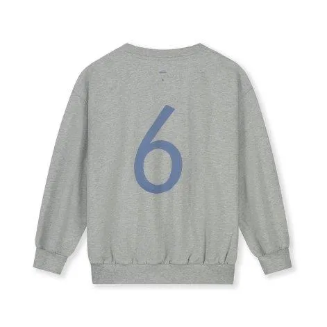 Sweat-shirt 6 Grey Melange Blue Moon - Gray Label