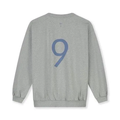 Sweatshirt 9 Grey Melange Blue Moon - Gray Label