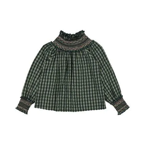 Blouse vichy Dark Leaf Check - MarMar Copenhagen