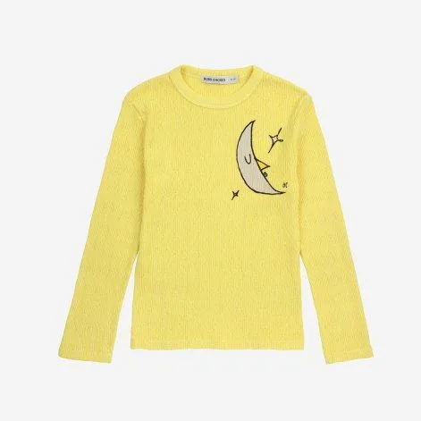 Langarmshirt Beneath The Moon Yellow - Bobo Choses