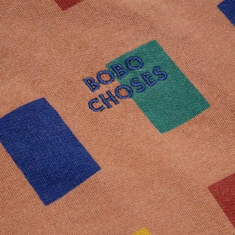 Sweatshirt Color Game all over Brown - Bobo Choses