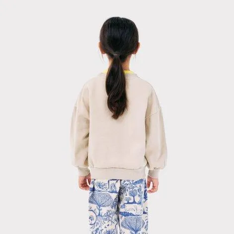 Sweatshirt Hungry Squirrel Light Brown - Bobo Choses