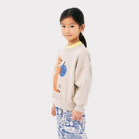 Sweatshirt Hungry Squirrel Light Brown - Bobo Choses