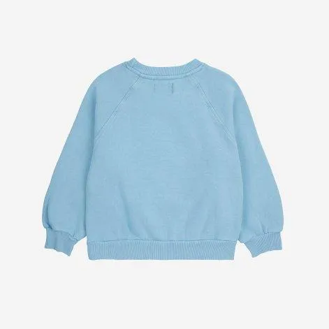 Sweat-shirt Funny Ghost Light Blue - Bobo Choses