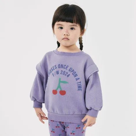 Bobo Circle Lavender sweatshirt - Bobo Choses