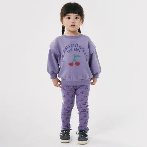 Leggings Bobo Cherry All Over Lavender - Bobo Choses