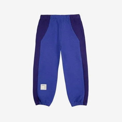 Jogging pants Color Block Blue - Bobo Choses