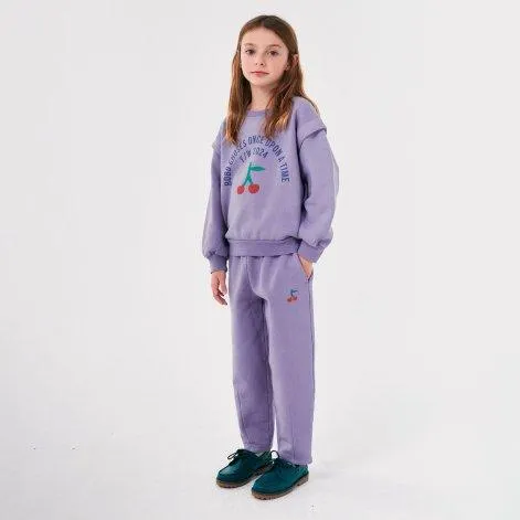 Bobo Cherry Lavender sweatpants - Bobo Choses