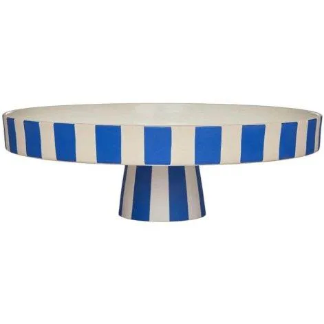 Decorative bowl Toppu Tray Ø 27 cm, blue/white - OYOY