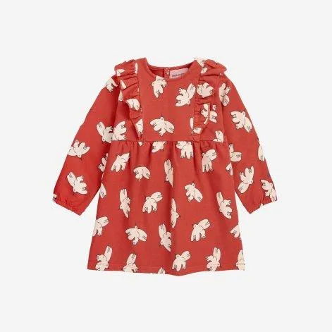 Freedom Bird All Over Red dress - Bobo Choses