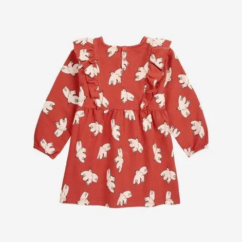 Freedom Bird All Over Red dress - Bobo Choses