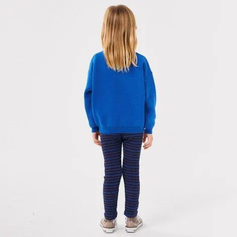 Strickpullover Funny Face Blue - Bobo Choses