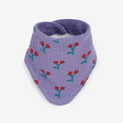 Foulard en mousseline Cherry All Over Purple - Bobo Choses