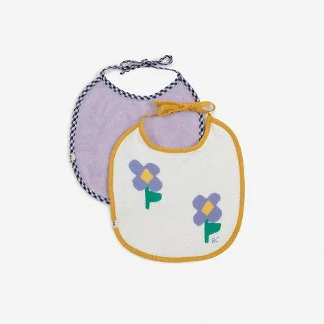 Bavoir Pansy Flower Lavender - Bobo Choses