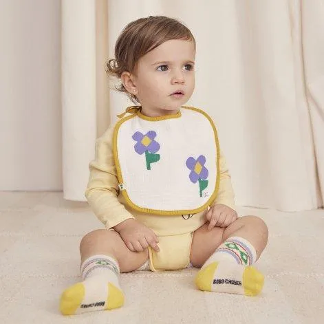 Bib Pansy Flower Lavender - Bobo Choses