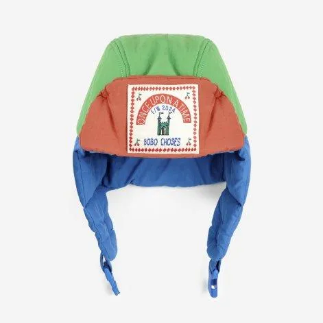 Baby cap Chapka Color Block Multicolor - Bobo Choses