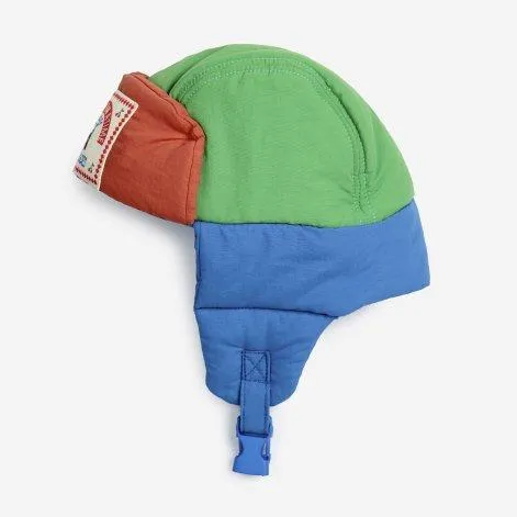 Baby cap Chapka Color Block Multicolor - Bobo Choses