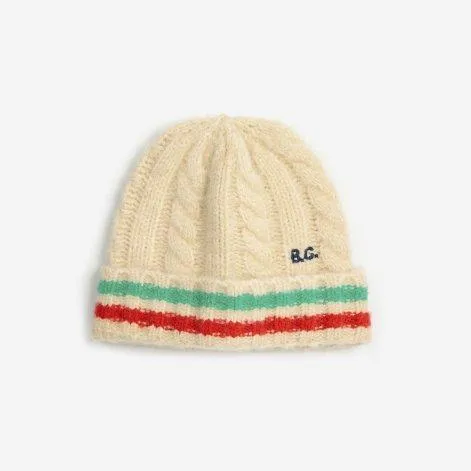 Baby cap BC Braided Offwhite - Bobo Choses