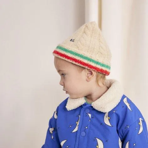 Bonnet bébé BC Braided Offwhite - Bobo Choses