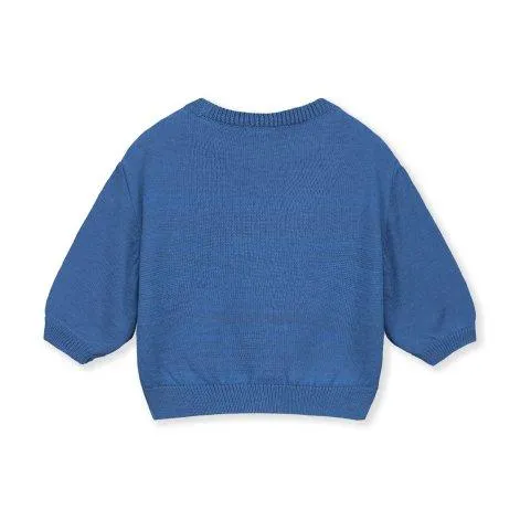 Baby knitted sweater Merino Blue Moon - Gray Label