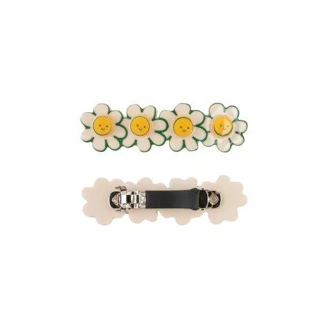 Daisies Vanilla hair clip - tinycottons