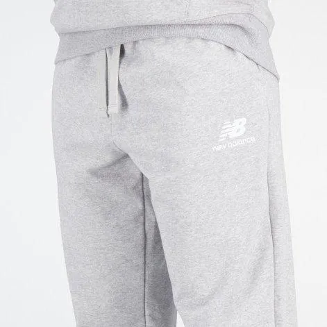 Pantalon d'entraînement Essentials Stacked Logo Athletic Grey - New Balance