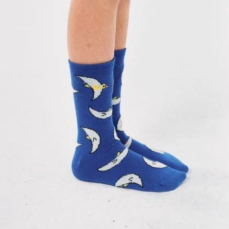 Beneath the Moon Navy Blue socks - Bobo Choses