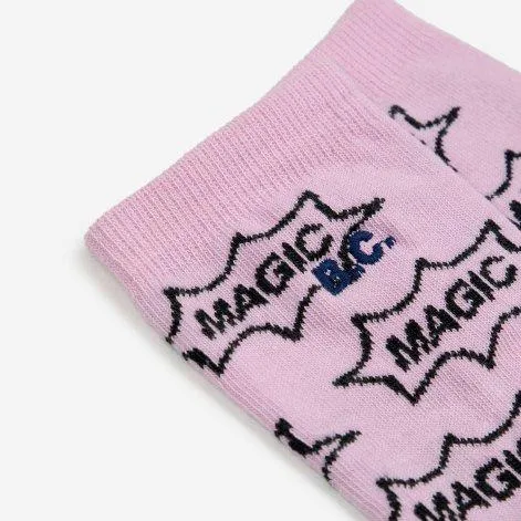 Socks It's Magic all over Light Pink - Bobo Choses