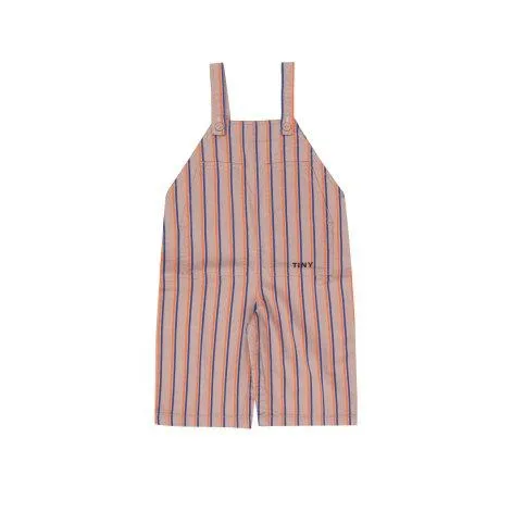 Baby dungarees Striped Taupe - tinycottons