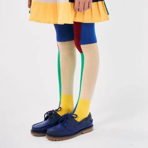 Strumpfhosen Color Block Multicolor - Bobo Choses