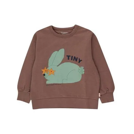 Sweat-shirt Rabbit Purple Grey - tinycottons