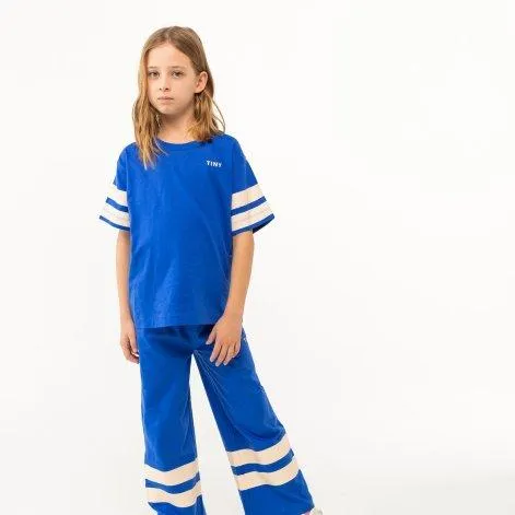 T-shirt Stripes Ultramarine - tinycottons