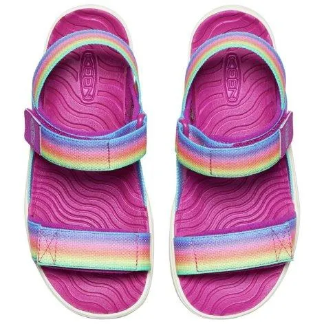 Sandalen Elle Backstrap rainbow/festival fuchsia - Keen