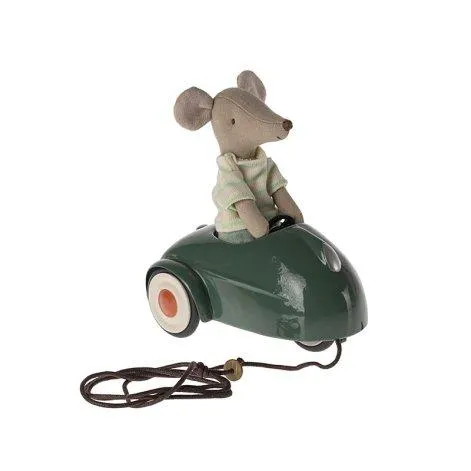 Mouse car dark green - Maileg