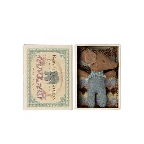 Baby mouse Sleepy Wakey matchbox blue - Maileg