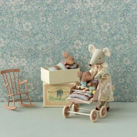 Baby mouse Sleepy Wakey matchbox blue - Maileg